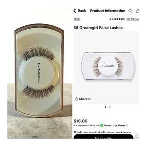 5X Bundle of MAC #36 Dreamgirl False Lashes!! NIB! MSRP$80!